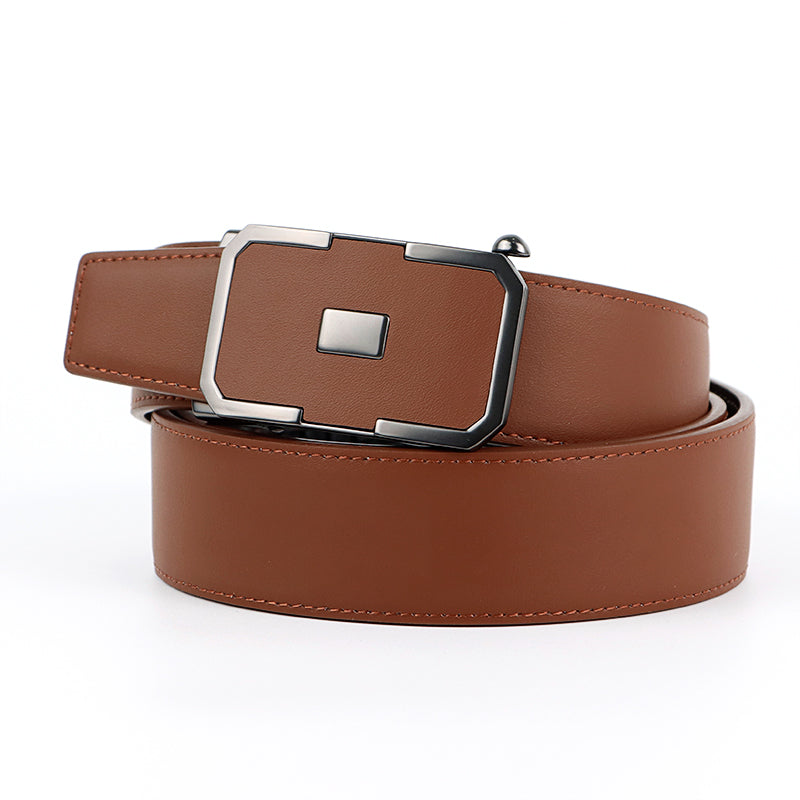 i-goods (Z-08)Original Leather Belt for Men - 1 3/8" Dress Leather Belt for Men Comfort Click - Perfect Companion to Men's Dress Shoes