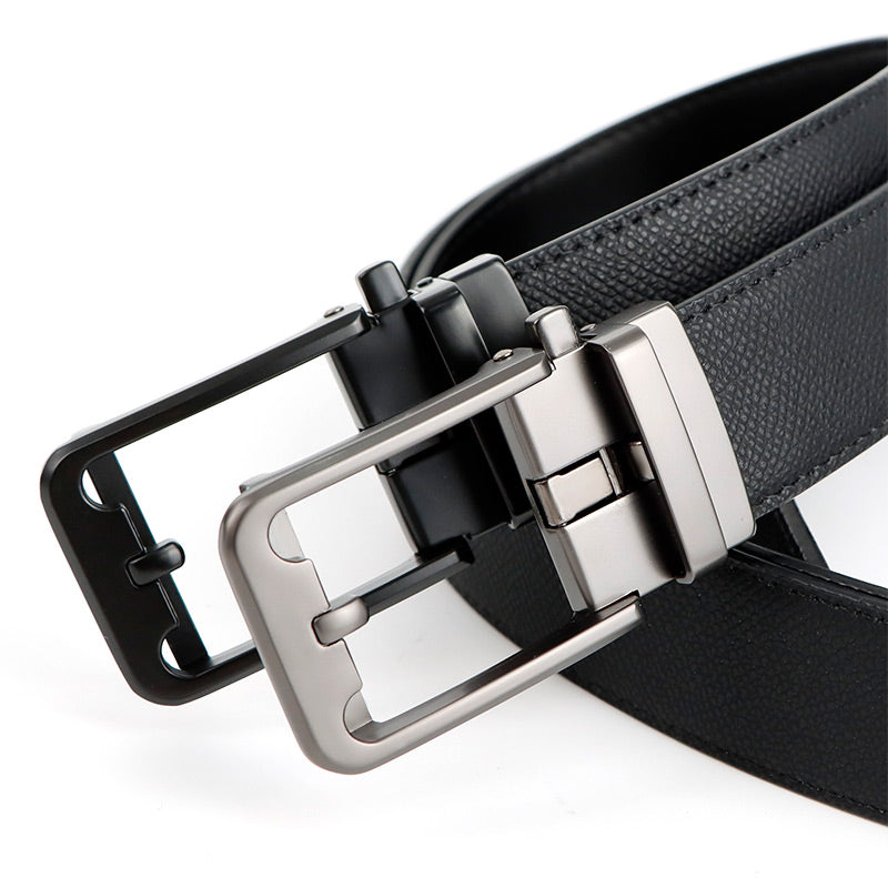 i-goods (Z-09) Original Leather Belt for Men - 1 3/8" Dress Leather Belt for Men Comfort Click - Perfect Companion to Men's Dress Shoes